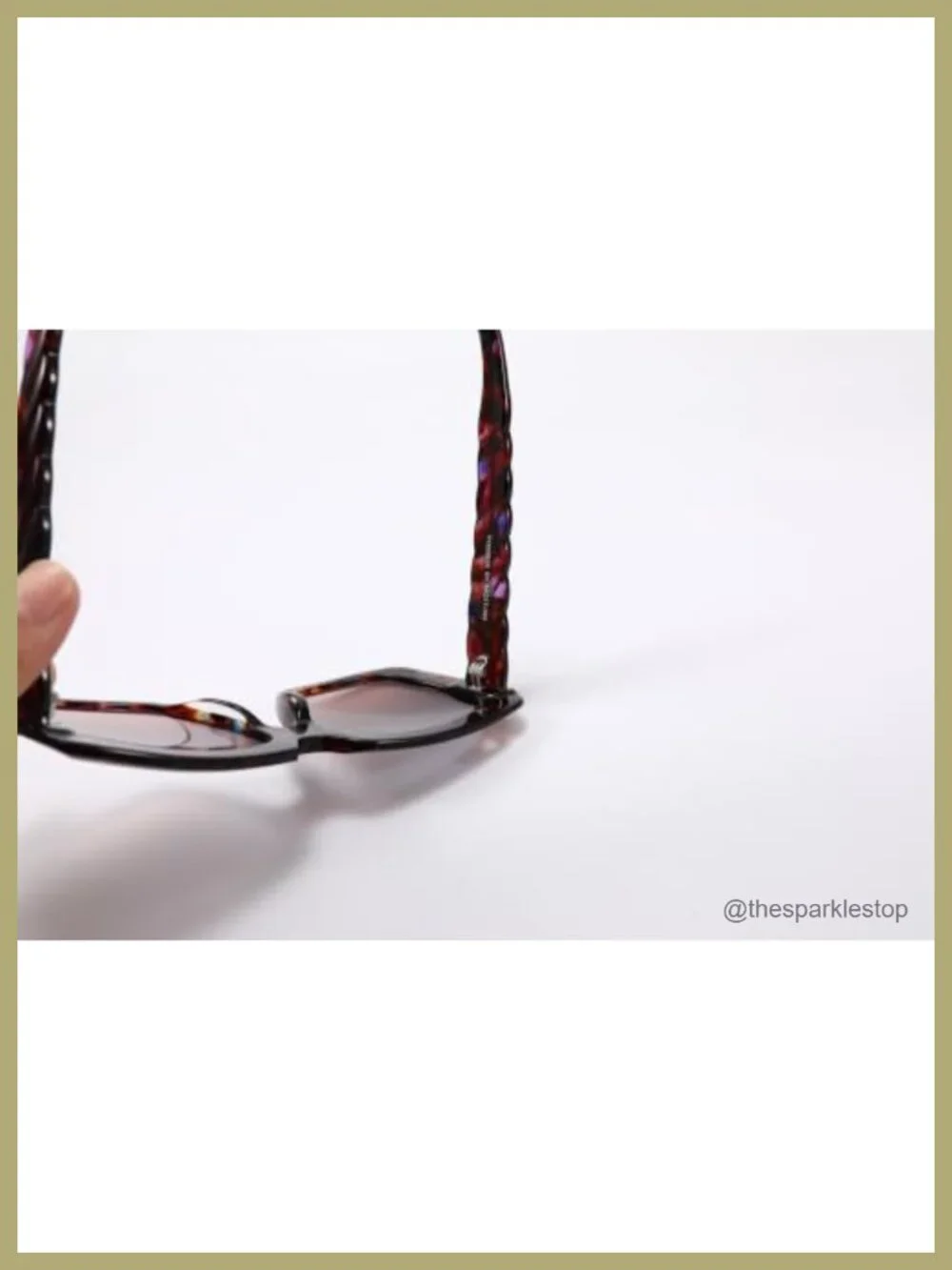 Oversized Square Sunglasses Women Retro Gradient UV Protection Lightweight